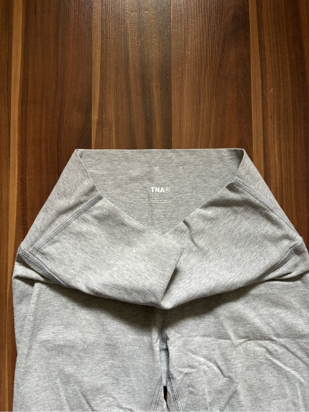 TNA Light Gray Track Leggings